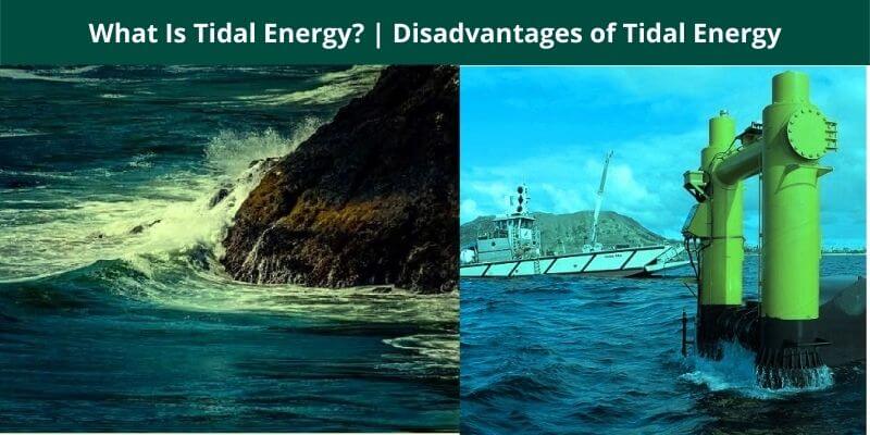 What Is Tidal Energy Disadvantages of Tidal Energy